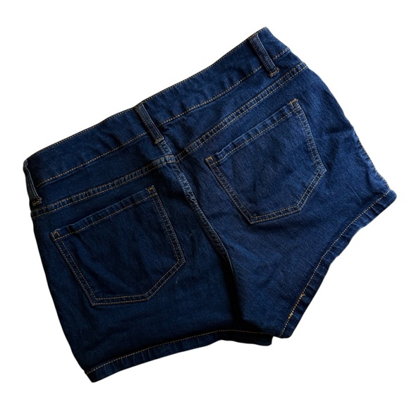 Blue Denim Women's Shorts - Picture 5 of 6